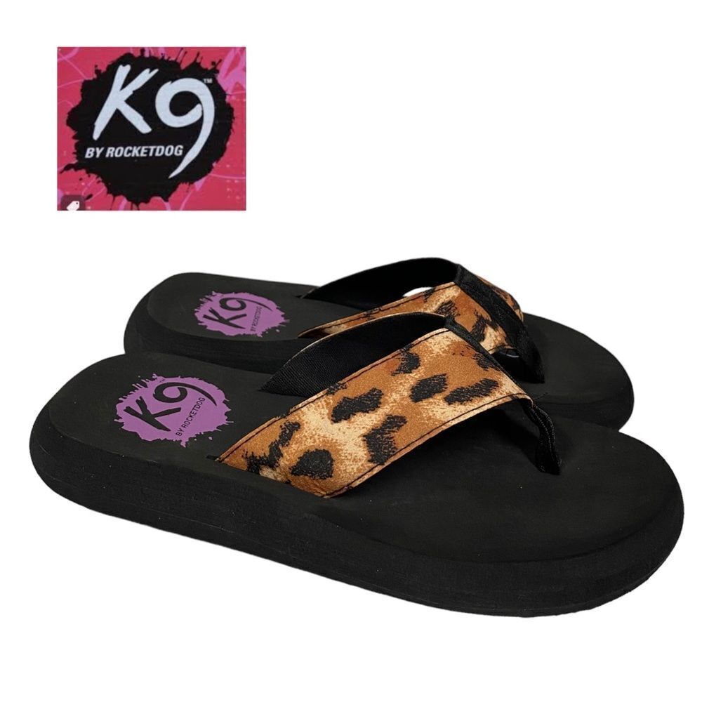 NEW Rocket Dog K9 Women's ShortcakeCL Flip Flop Sandals 5 5M